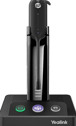 Yealink Teams DECT Wireless Headset, Black, YEA-WH63-TEAMS