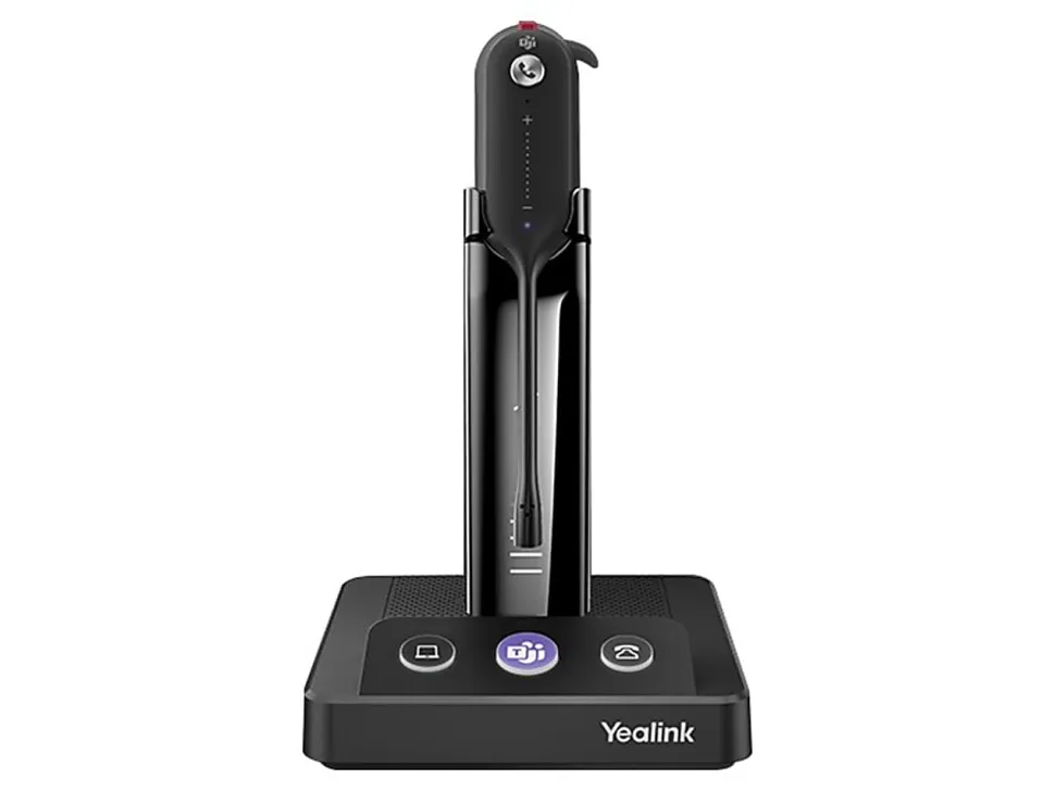 Yealink UC DECT Wireless Headset, Black, YEA-WH63-UC