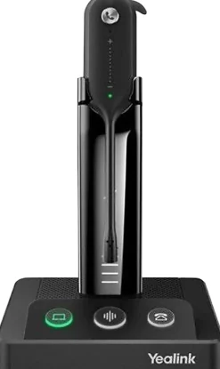 Yealink UC DECT Wireless Headset, Black, YEA-WH63-UC
