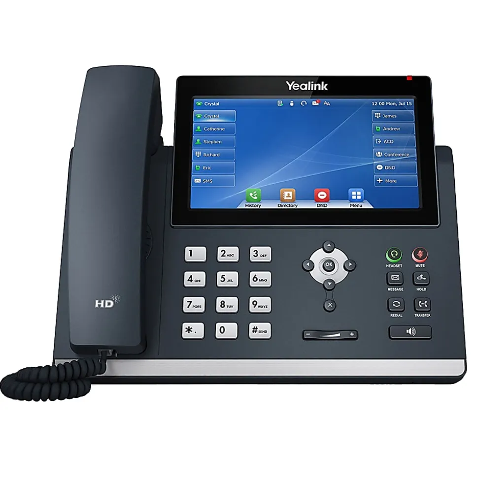 Yealink Ultra-Elegant Touchscreen Phone, YEA-SIP-T48U