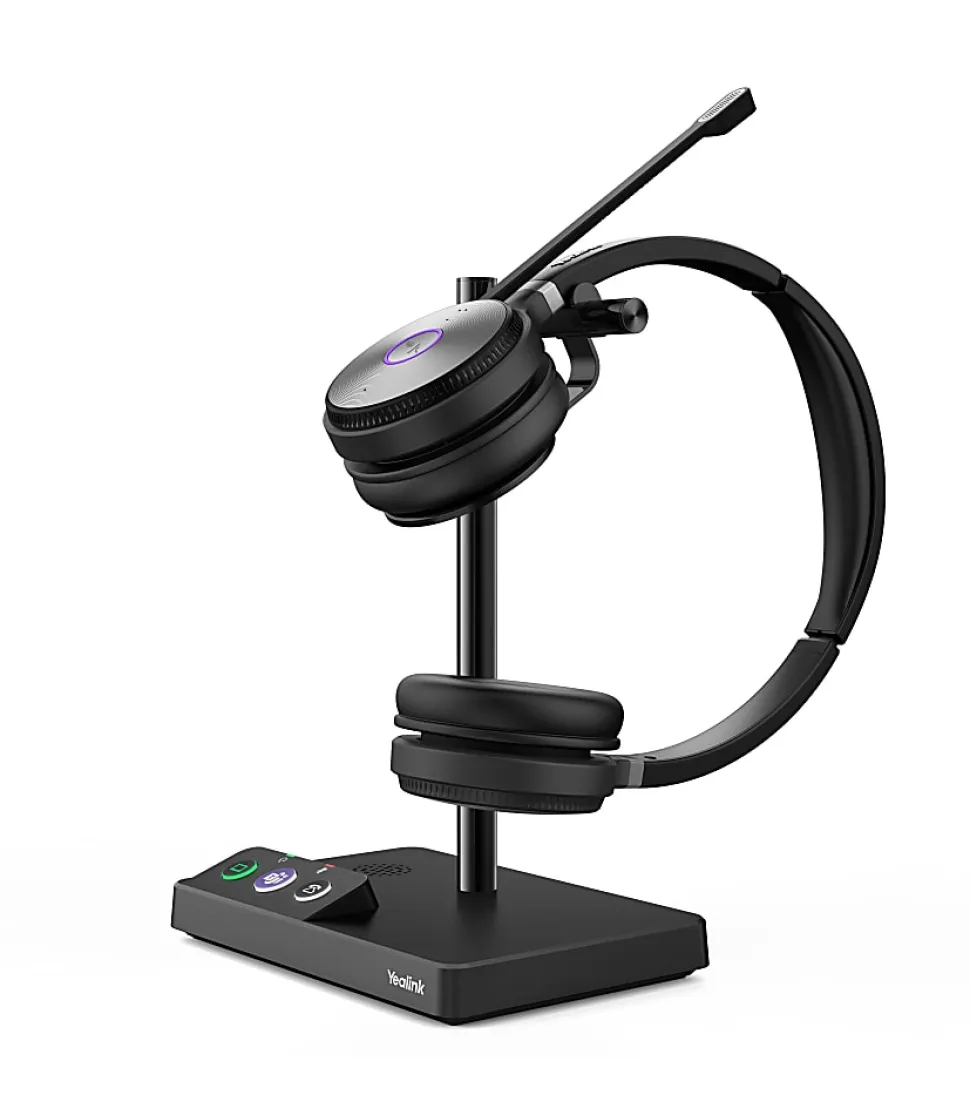 Yealink Wireless Dual Teams Headset, Black, YEA-WH62-DUAL-TEAM