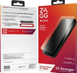 ZAGG InvisibleShield Glass Elite Antimicrobial Screen Protector For iPhone® 15 Plus, Clear, 200111569