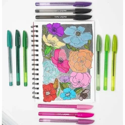 Zebra® Pen doodler'z™ Gel Stick Pens, Pack Of 60, Bold Point, 1.0 mm, Translucent Barrel, Assorted Ink