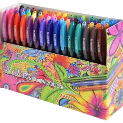 Zebra® Pen doodler'z™ Gel Stick Pens, Pack Of 60, Bold Point, 1.0 mm, Translucent Barrel, Assorted Ink