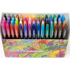 Zebra® Pen doodler'z™ Gel Stick Pens, Pack Of 60, Bold Point, 1.0 mm, Translucent Barrel, Assorted Ink