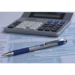 Zebra Pen F-301 Stainless Steel Ballpoint Pens - Fine Pen Point - 0.7 mm Pen Point Size - Refillable - 27120