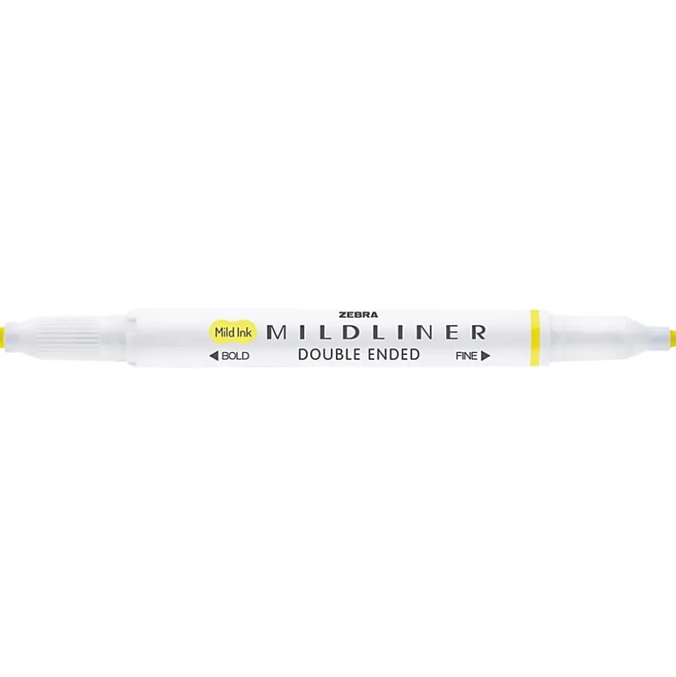 Zebra® Pen MILDLINER™ Double-Ended Creative Markers, Pack Of 15, Chisel/Fine Point, Assorted Ink Colors