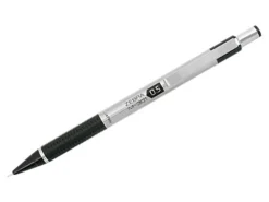 Zebra® Pen M-301 Stainless Steel Mechanical Pencils, Pack Of 2, Fine Point, 0.5 mm, Silver/Black Barrel