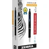 Zebra® Pen SARASA® Dry X1 Retractable Gel Pens, Pack Of 12, Medium Point, 0.7 mm, Blue Barrel, Blue Ink