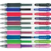 Zebra® Pen SARASA® Retractable Gel Pens, Pack Of 10, Medium Point, 0.7 mm, Clear Barrel, Assorted Ink Colors