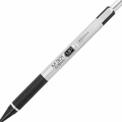 Zebra® Pen STEEL 3 Series M-301 Mechanical Pencils, Pack Of 12, Fine Point, 0.5 mm, Black Barrel