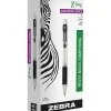 Zebra® Pen Z-Grip® Mechanical Pencils, Pack Of 12, Medium Point, 0.7 mm, Clear/Black Barrel
