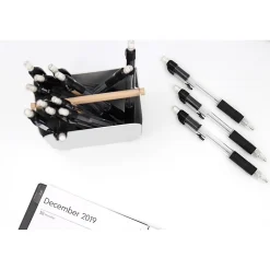 Zebra® Pen Z-Grip® Mechanical Pencils, Pack Of 12, Medium Point, 0.7 mm, Clear/Black Barrel