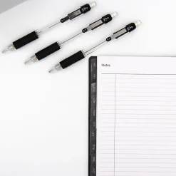 Zebra® Pen Z-Grip® Mechanical Pencils, Pack Of 12, Medium Point, 0.7 mm, Clear/Black Barrel