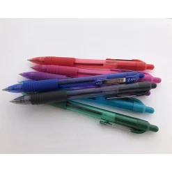 Zebra Pen Z-Grip Retractable Ballpoint Pens - Medium Pen Point - 1 mm Pen Point Size - Retractable - Assorted - Clear Plastic Barrel - 48 / Pack