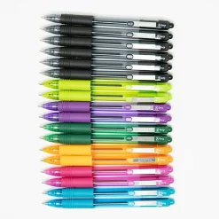 Zebra® Pen Z-Grip® Retractable Ballpoint Pens, Pack Of 12, Medium Point, 1.0 mm, Red Barrel, Red Ink