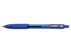 Zebra® Pen Z-Grip® Retractable Ballpoint Pens, Pack Of 12, Medium Point, 1.0 mm, Tinted Barrel, Blue Ink
