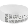 Zebra® Polypropylene Wristband, 1" x 11", White, 300 Per Roll, Case Of 6 Rolls