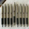 Zebra STEEL 4 Series G-402 Retractable Gel Pen - Retractable - Black Ink - Gel-based - Stainless Steel Barrel - 1 Each