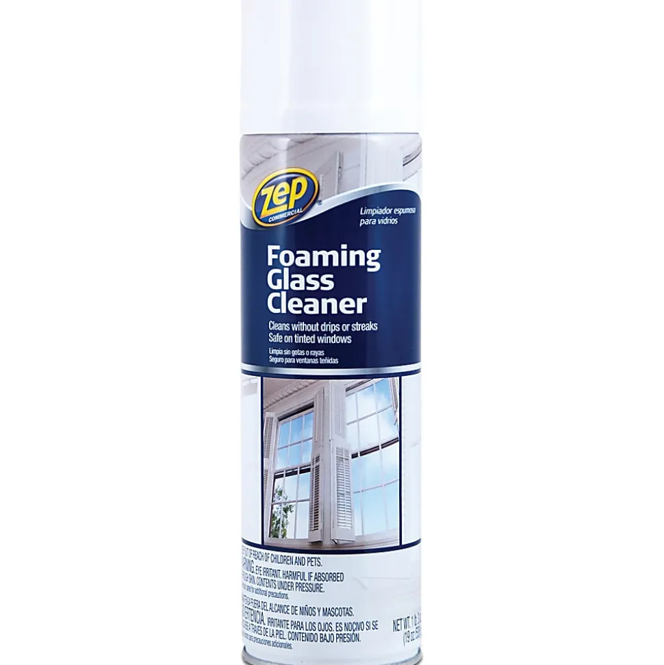 Zep® Foaming Glass Cleaner, 19 Oz Bottle