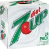 Zero Sugar 7-Up Soda, 12 Oz., Case Of 24