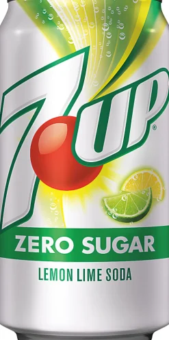 Zero Sugar 7-Up Soda, 12 Oz., Case Of 24