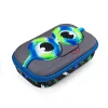 ZipIt Zipper School Box, 3”H x 6”W x 4”D, Sensory Blue/Green Eyes