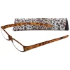 Zoom Eyeworks Reading Eyewear, Expressions Neoprene Cheetah, +2.50