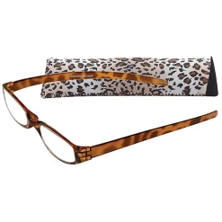 Zoom Eyeworks Reading Eyewear, Expressions Neoprene Cheetah, +2.50