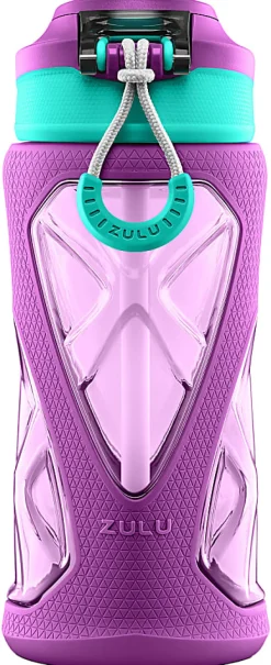 ZULU Torque Water Bottle, 16 Oz, Purple