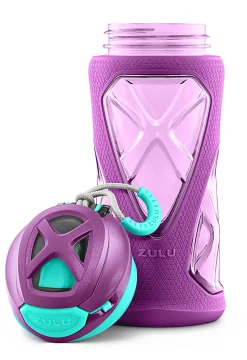 ZULU Torque Water Bottle, 16 Oz, Purple